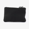 Portachiavi con portamonete in pelle di colore nero