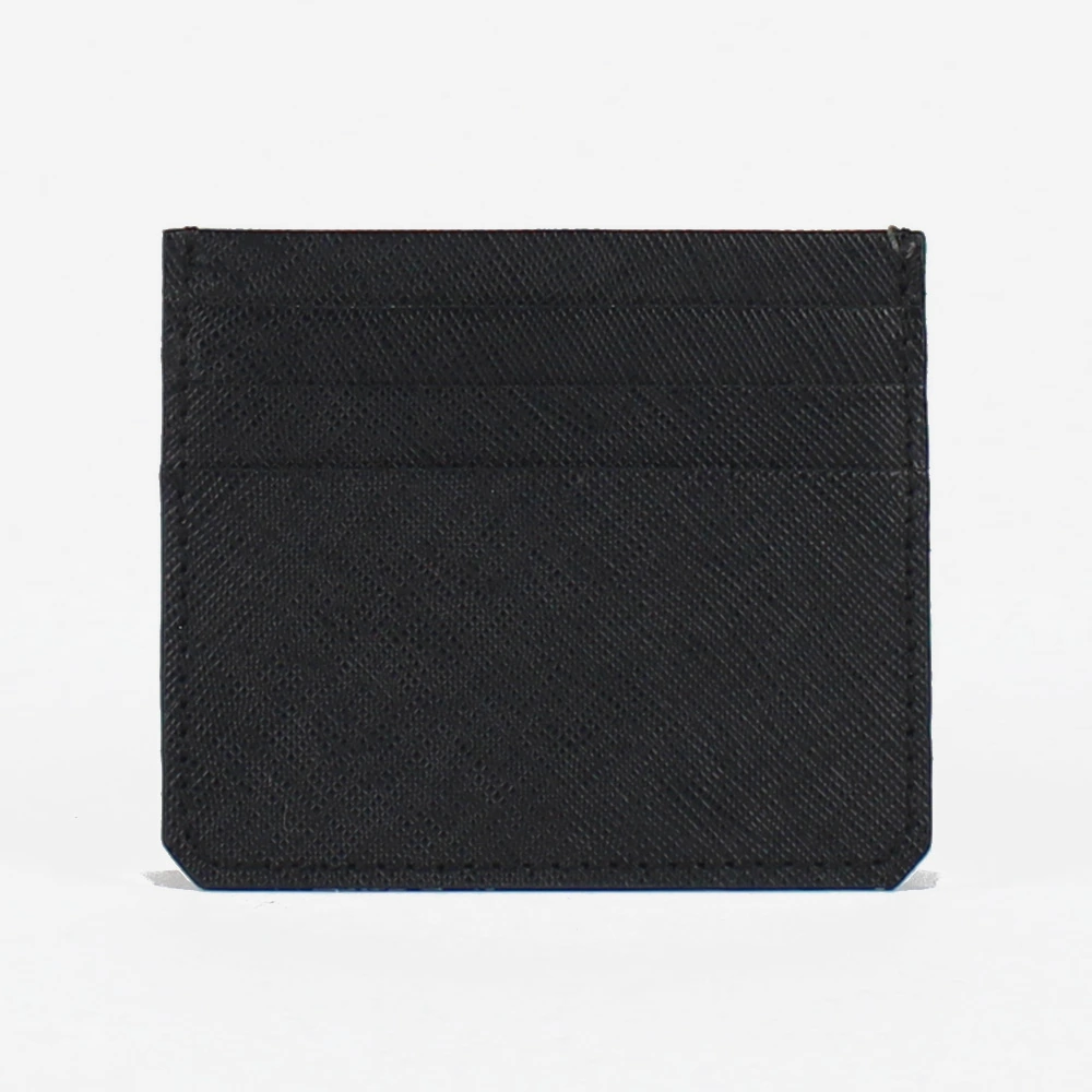 Portacarte unisex nero